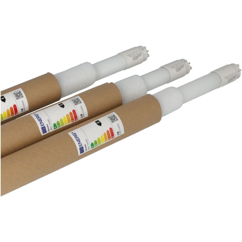 

Tubo led 18W 120 cm 4200K T8 220V cristal Conexión 1 lado Caja 20 uds - Jandei