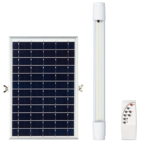 Jandei - tubo solare a LED da 50 cm 50w 800lumeni con controllo/ pannello solare 34 cm17,4 cm Energia solare fotovoltaica