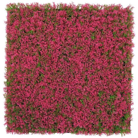 JANGAL Modular Wall Akustik 3D Paneele  520 x 520 mm Pink Design Grass Kunst Pflanzwand Bunte Gräser