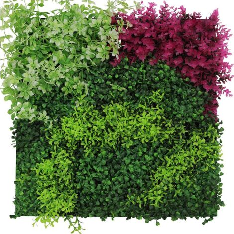JANGAL Modular Wall Akustik 3D Paneele  520 x 520 mm Pink Mixed Flora Kunst Pflanzwand Floral