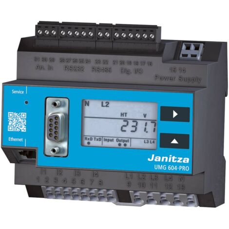 Janitza UMG 604-PRO 230V Analizzatore della qualità della tensione
