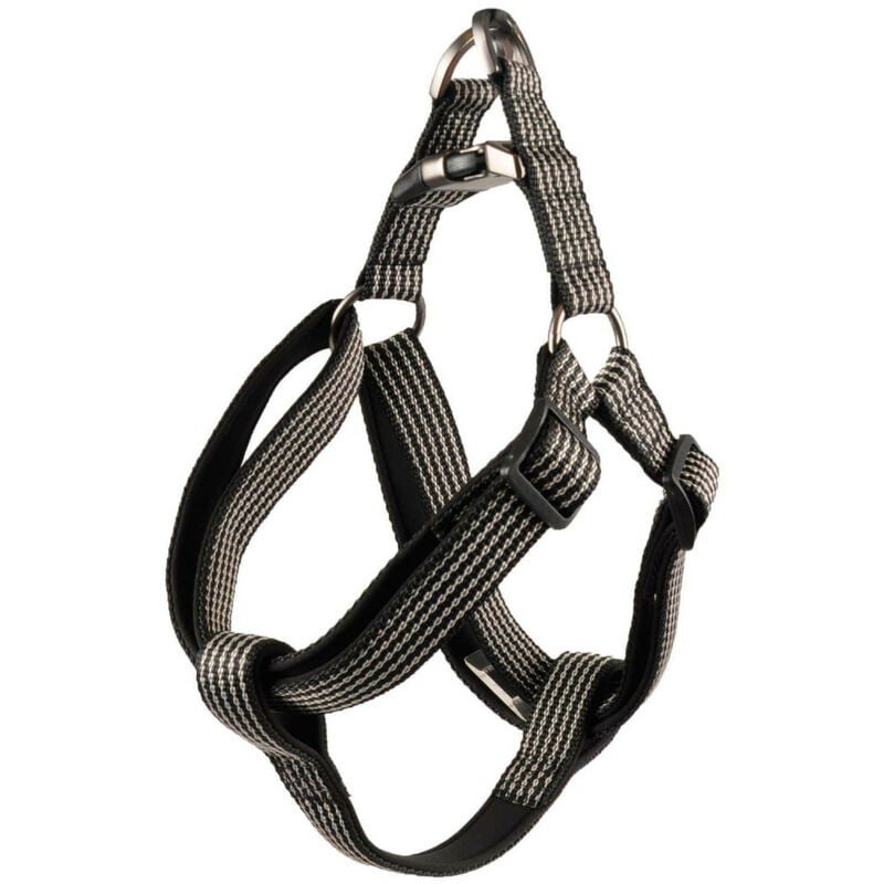 

Jannu arnés negro. talla XL 60-90 cm 25 mm. para perro