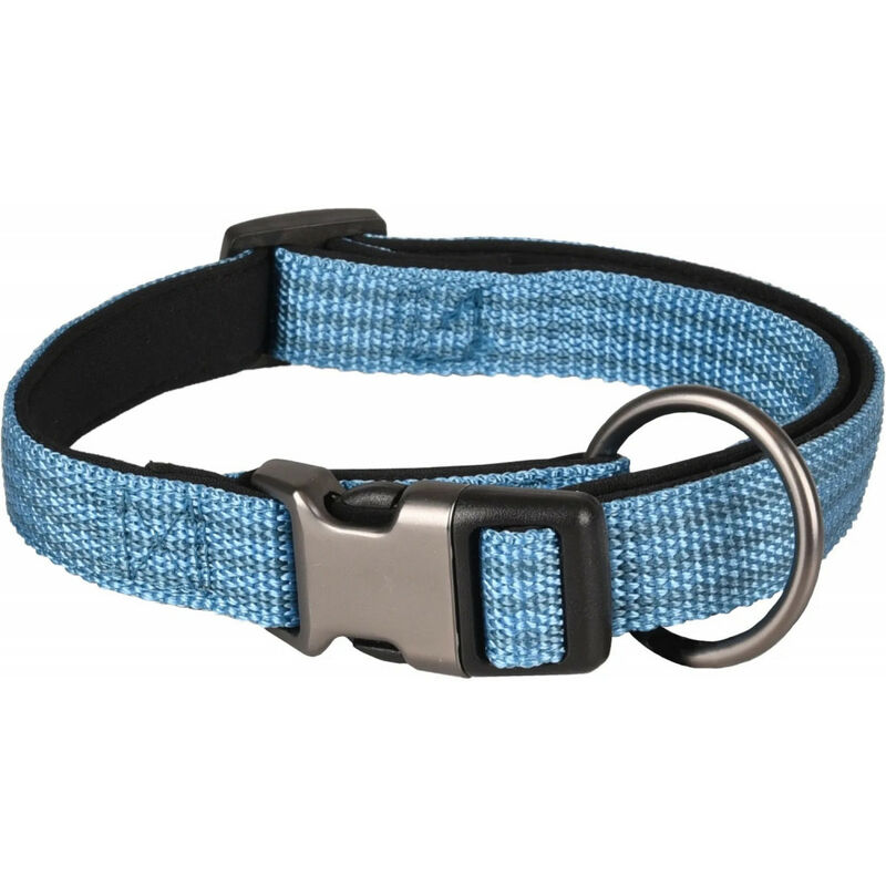 

Jannu collar azul ajustable de 45 a 65 cm 25 mm. talla XL. para perro