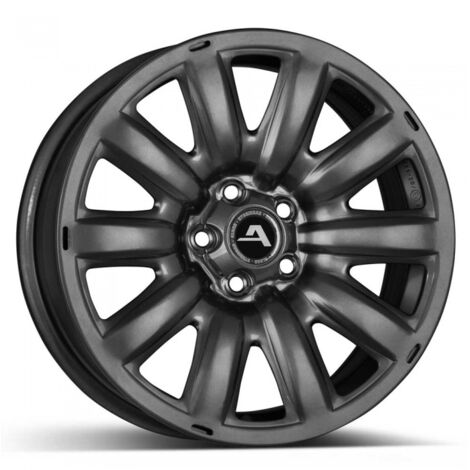 Jante 17 pouces 5 trous – Largeur 6.5 pouces – Entraînement 112mm – ET 46 – Alésage 57.1mm – Finition anthracite durable - 5Trous