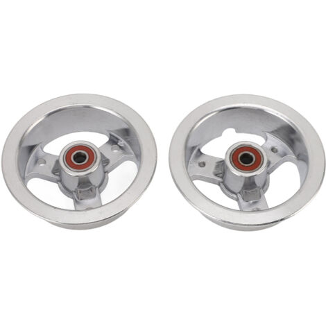 Jante de roue arrière 3.50-4 avec roulement 600RS, alliage d'aluminium de 4 pouces, haute résistance à la torsion, robuste pour motoculteur de Scooter électrique, souffleuse à neige.