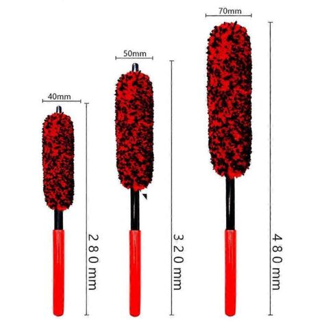 Jante de voiture brosse de nettoyage roue, outil portable pour lavage moteur et jantes auto, brosse à roue polyvalente, nettoyant jante efficace.