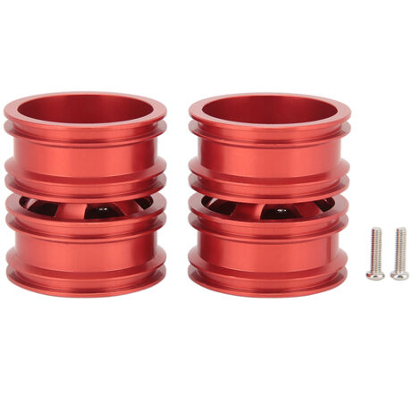 Jante double pour voiture jouet métallique, pièces accessoires compatibles WPL 1/16 B14 B24 B16 B36, véhicule radiocommandé rouge