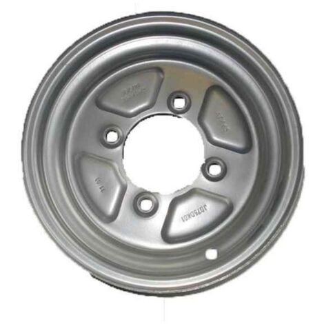 Jante remorque 2.50x8 – 4 trous 115, acier robuste