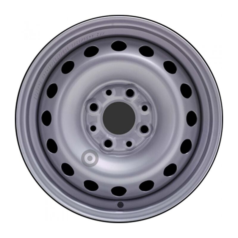 Jante tôle 13 pouces - 4 Trous - 5x13 4x98 ET35 AL58 argent