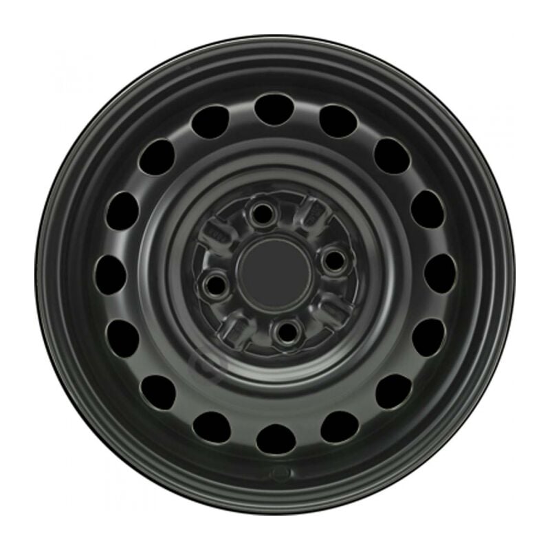 Jante tôle 14 pouces - 4 Trous - 4,5x14 4x100 ET39 AL54 noir