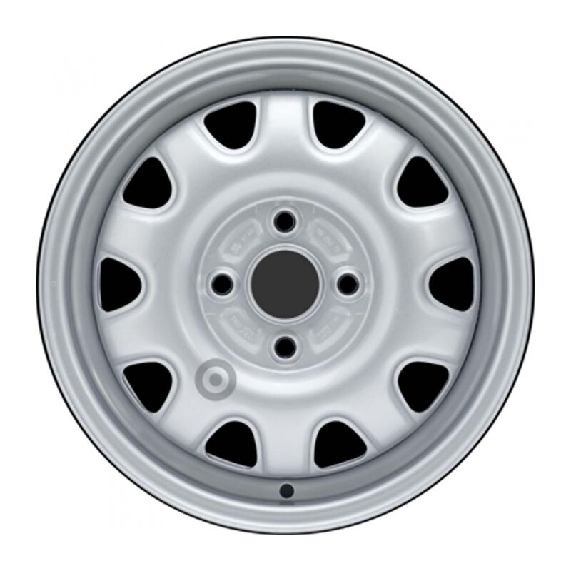 Jante tôle 14 pouces - 4 Trous - 4,5x14 4x100 ET45 AL54 argent
