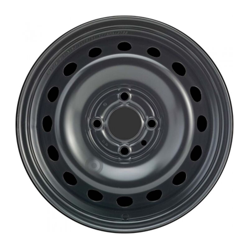 Alcar - Jante tôle 14 pouces - 4 Trous - 5,5x14 4x100 ET29 AL60 noir
