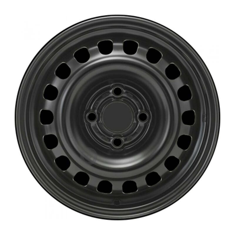 Alcar - Jante tôle 14 pouces - 4 Trous - 5,5x14 4x100 ET39 AL56,5 noir