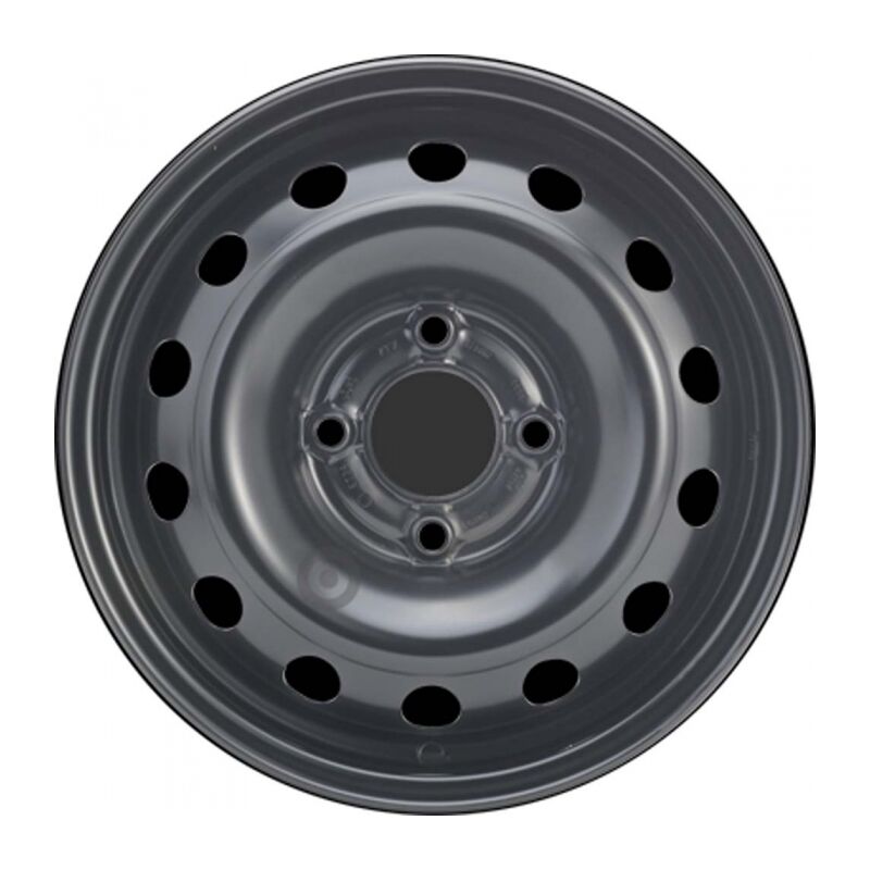 Jante tôle 14 pouces - 4 Trous - 5,5x14 4x108 ET34 AL65 noir