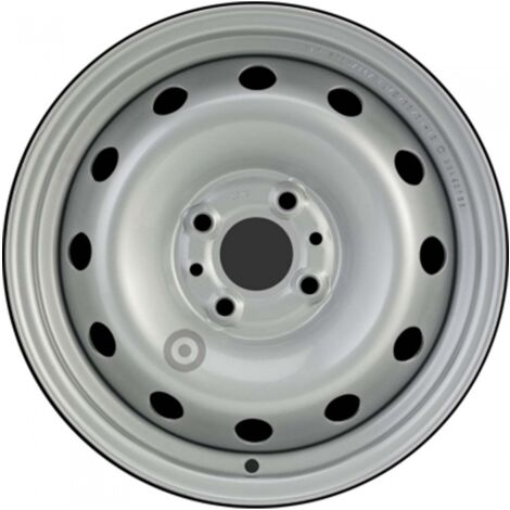 Jante tôle 14 pouces - 4 Trous - 5,5x14 4x98 ET32 AL58 argent