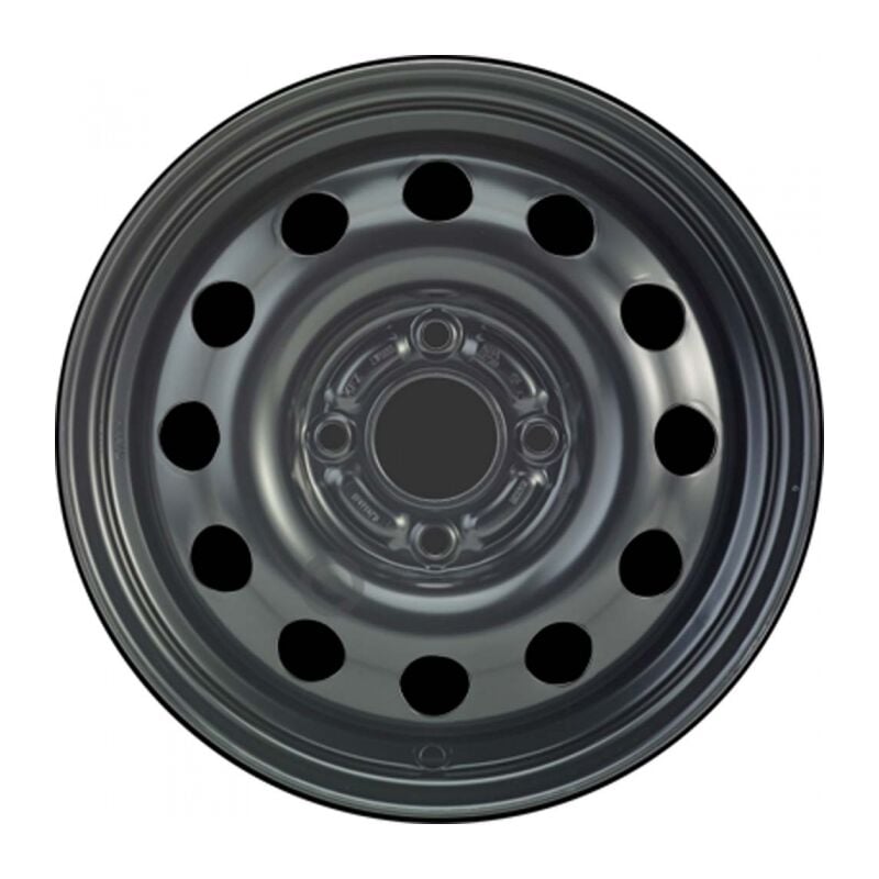 Jante tôle 14 pouces - 4 Trous - 6x14 4x108 ET41 AL63,3 noir