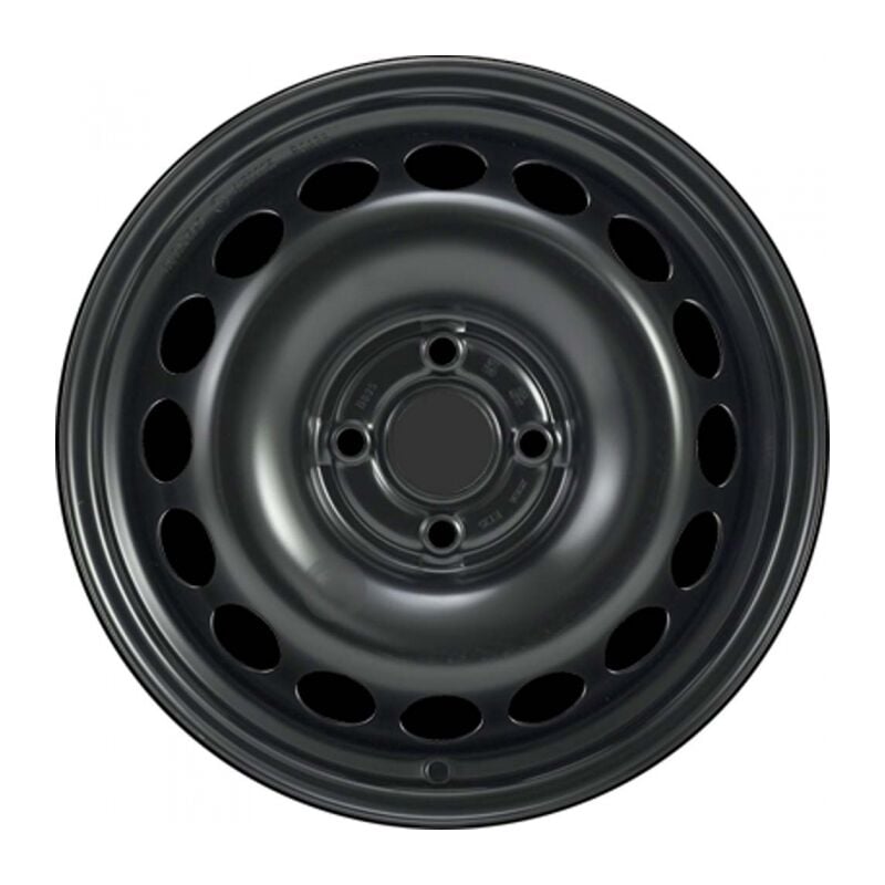 Jante tôle 15 pouces - 4 Trous - 4,5x15 4x100 ET35 AL54 noir