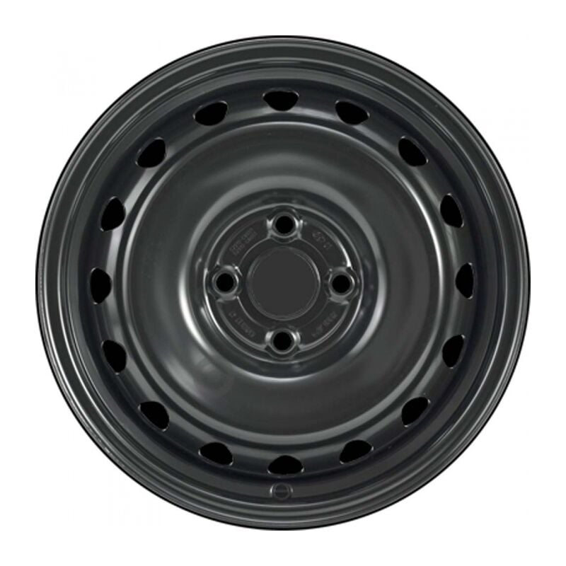 Alcar - Jante tôle 15 pouces - 4 Trous - 6x15 4x100 ET47 AL54 noir