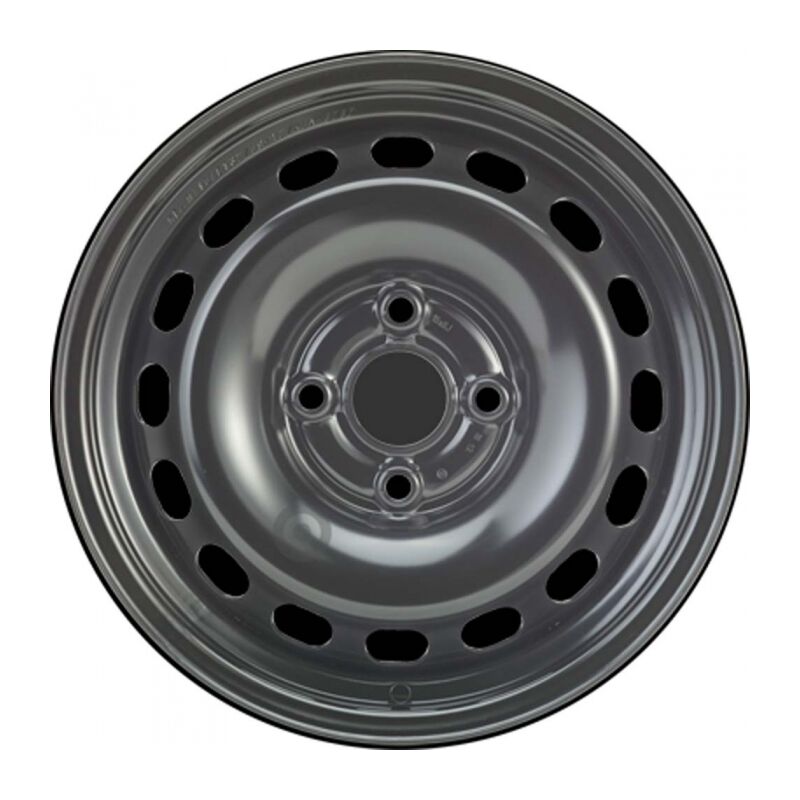 Alcar - Jante tôle 15 pouces - 4 Trous - 6x15 4x108 ET37 AL57 noir