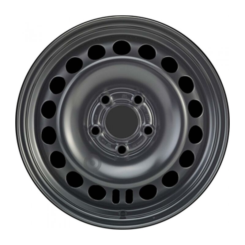 Alcar - Jante tôle 15 pouces - 5 Trous - 6,5x15 5x110 ET35 AL65 noir