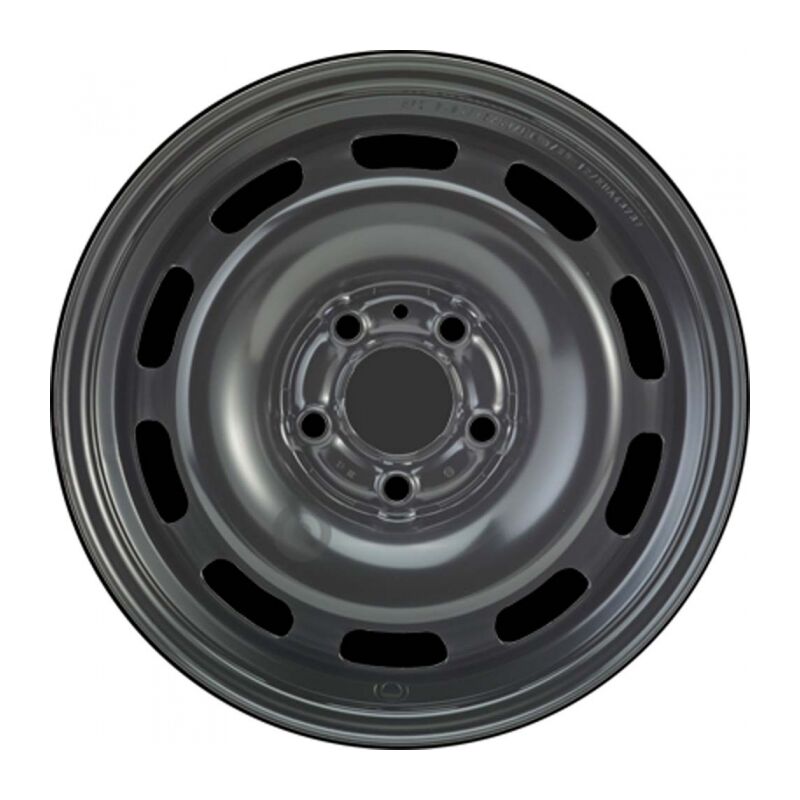 Alcar - Jante tôle 15 pouces - 5 Trous - 6x15 5x108 ET43 AL65 noir