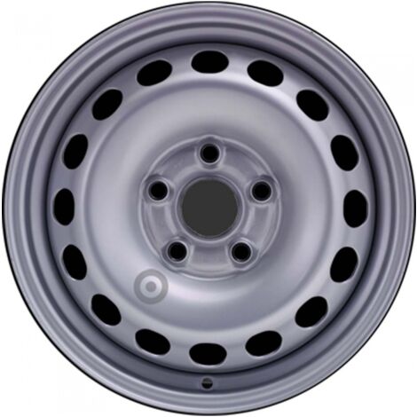 Jante tôle 15 pouces - 5 Trous - 6x15 5x112 ET47 AL57 argent