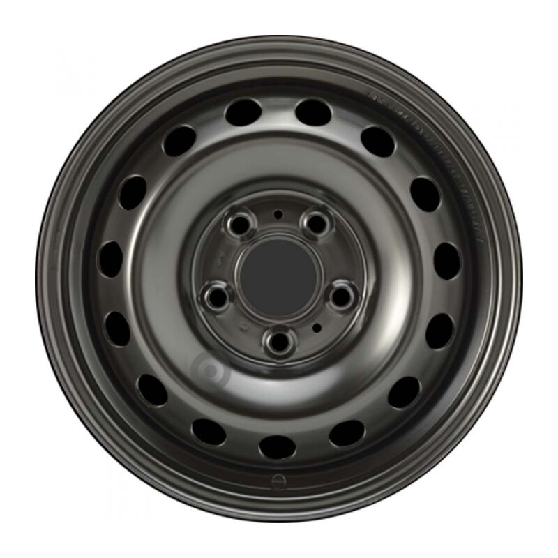 Jante tôle 15 pouces - 5 Trous - 6x15 5x114,3 ET48 AL67 noir