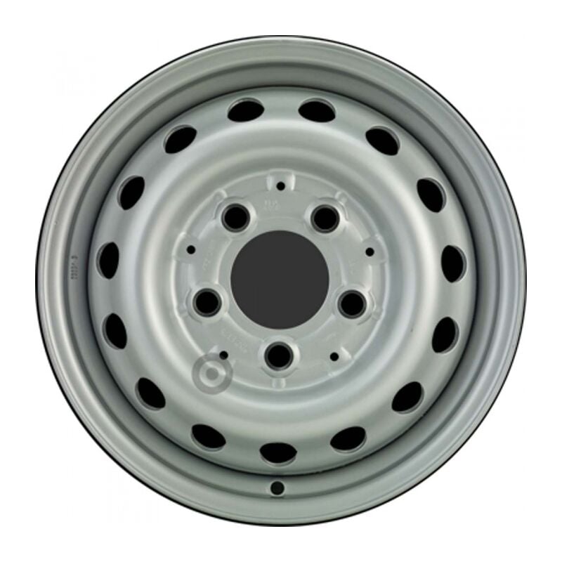 Jante tôle 15 pouces - 5 Trous - 6x15 5x130 ET75 AL84 argent