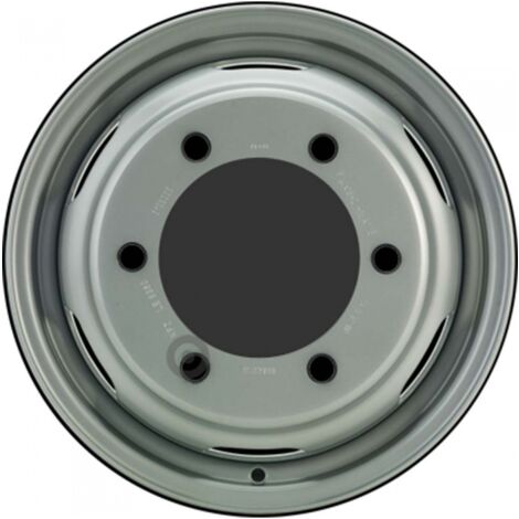 Jante tôle 15 pouces - 6 Trous - 5,5x15 6x205 ETHM115,0 AL161 argent