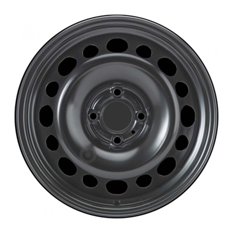 Alcar - Jante tôle 16 pouces - 4 Trous - 6x16 4x108 ET23 AL65 noir