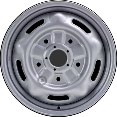 Jante tôle 16 pouces - 5 Trous - 5,5x16 5x160 ET56 AL65 argent