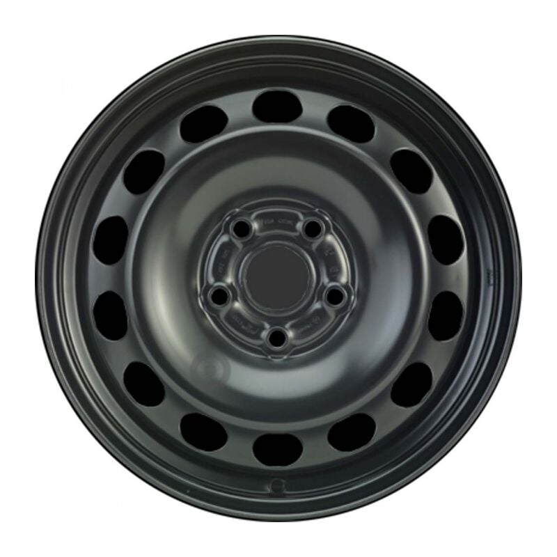 Jante tôle 16 pouces - 5 Trous - 6,5x16 5x112 ET50 AL57 noir