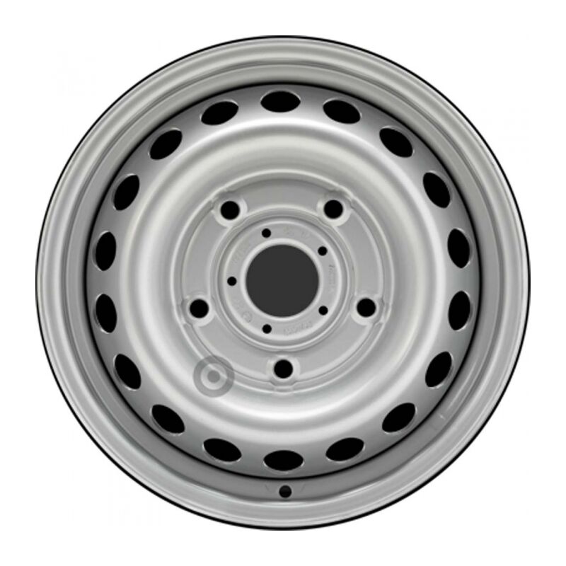 Jante tôle 16 pouces - 5 Trous - 6,5x16 5x160 ET60 AL65 argent