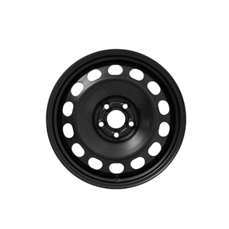Jante tôle 16 pouces - 5 Trous - 6x16 5x100 ET45 AL57,09 noir