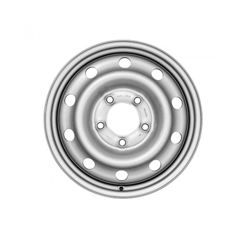 Jante tôle 16 pouces - 5 Trous - 6x16 5x130 ET66 AL89 argent