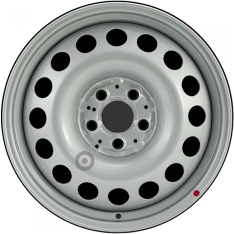 Jante tôle 17 pouces - 5 Trous - 6,5x17 5x112 ET50 AL66,42 argent