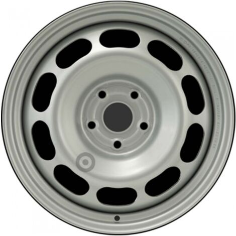 Jante tôle 17 pouces - 5 Trous - 6,5x17 5x114,3 ET39 AL60 argent