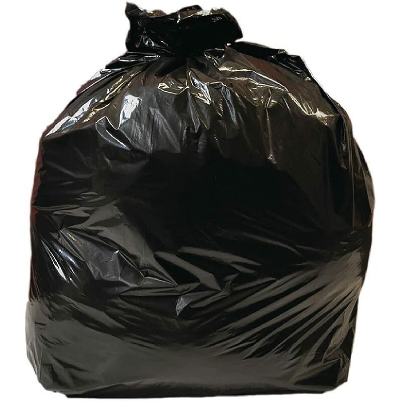 Jantex - ge789 Medium Duty Sacchi della spazzatura, colore: nero (Confezione da 10)