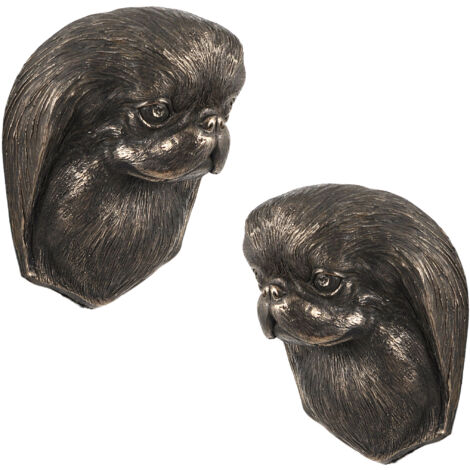 Japanese Chin, Japanese Spaniel - statuetta di cane, busto appeso, decorazione unica per un amante dei cani di Art-Dog