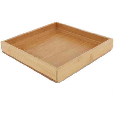 Japanese Style Rectangular Fruit Tea Food Serving Tray for Restaurant Home (19.319.33cm)