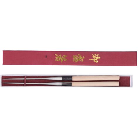 Japanese Sushi Chopsticks with Wood Handle Cooking Chopsticks Tableware Serving Utensils150MM