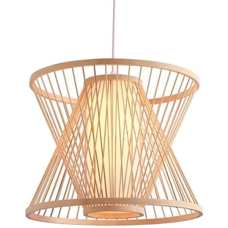 Japanische Bambus-Pendelleuchte „Rise“