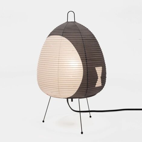 Japanische Dreibein-Stehlampe aus Reispapier, Nachttischlampe, E27-Fassung, ideal für Schlafzimmer, Terrasse und Garten.