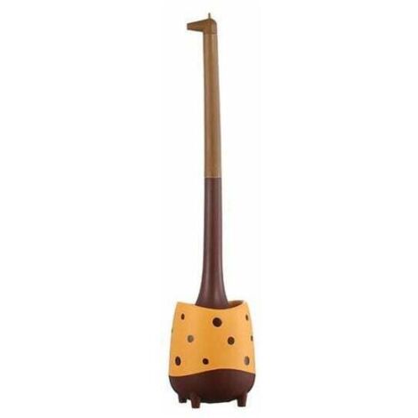 Japanische Toilettenbürste, orange Giraffe, Sauberkeit