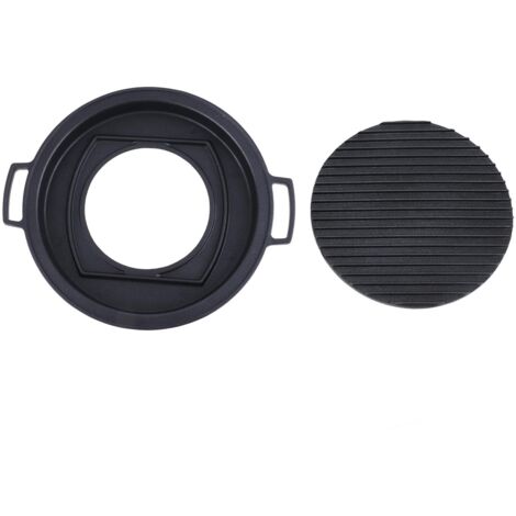 Japanischer Mini-Tischgrill aus Aluminiumlegierung, tragbarer Holzkohlegrill, großer Grillkreis für den Außenbereich