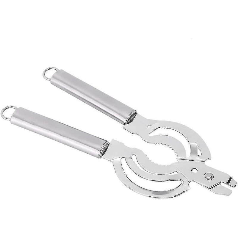 Jar opener, easily opens the stainless steel lids of the jar lid tongs to remove lids from cans, beer, nuts, etc.