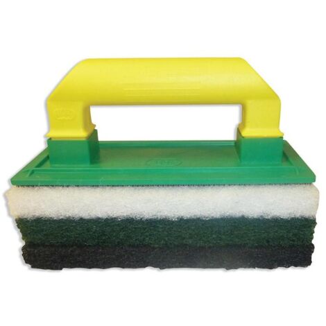 JAR talocha c/3 estropajos abrasivos mixtos , Paleta con 3 estropajos abrasivos 2564099. - Tamaño: 240 x 120 mm.