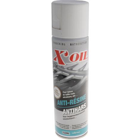 Jardiaffaires – Anti-résine pour lames de taille-haies et sécateurs 250ml – Nettoyage rapide des résines – Film lubrifiant pour protection optimale