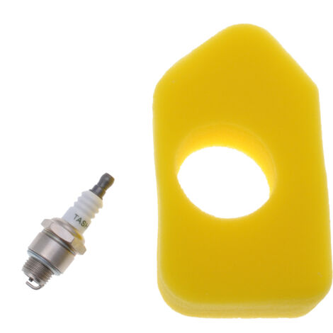 Jardiaffaires – Bougie d'allumage avec filtre à air pour moteurs Briggs & Stratton – Dimensions 130x73mm – Remplace RJ19LM et 698369
