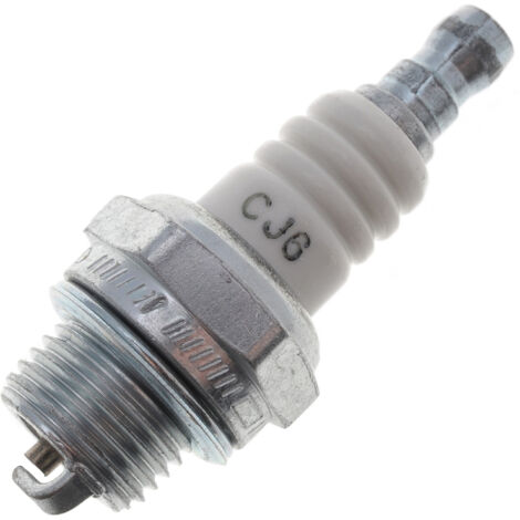 Jardiaffaires – Bougie d'allumage Champion CJ6 – Compatible moteurs Kawasaki, Zenoah, Tanaka – Dimensions M14x1,25 – Longueur filetage 9,5mm